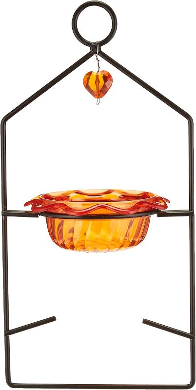 Photo 1 of Birds Choice ODF Copper Double Cup Bird Feeder, Small, Orange
