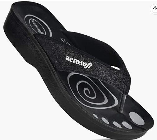 Photo 1 of Aerosoft Womens Gliteratti Flip Flop, Adult  39
