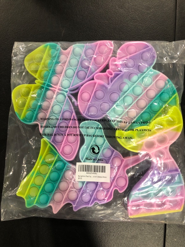 Photo 1 of 4 piece pop it fidget toy set