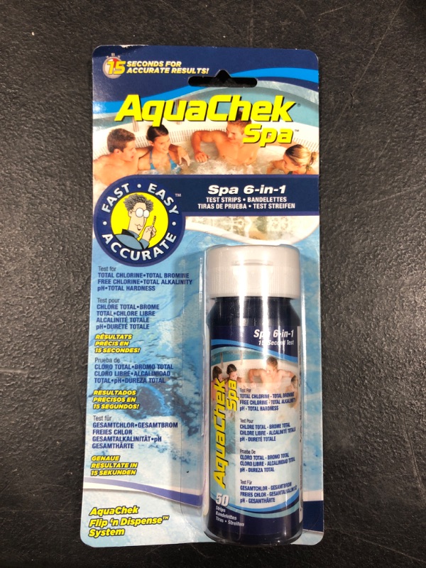 Photo 2 of AquaChek Spa 6 in 1 Test Strips
