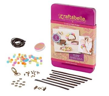 Photo 1 of Craftabelle – Boho Baubles Creation Kit – Bracelet Making Kit – 101pc Jewelry Set with Beads – DIY Jewelry Kits for Kids Aged 8 Years +
