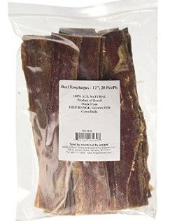 Photo 1 of Best Pet Supplies 20-Piece Beef Esophagus Dog Chew, 12-Inch
