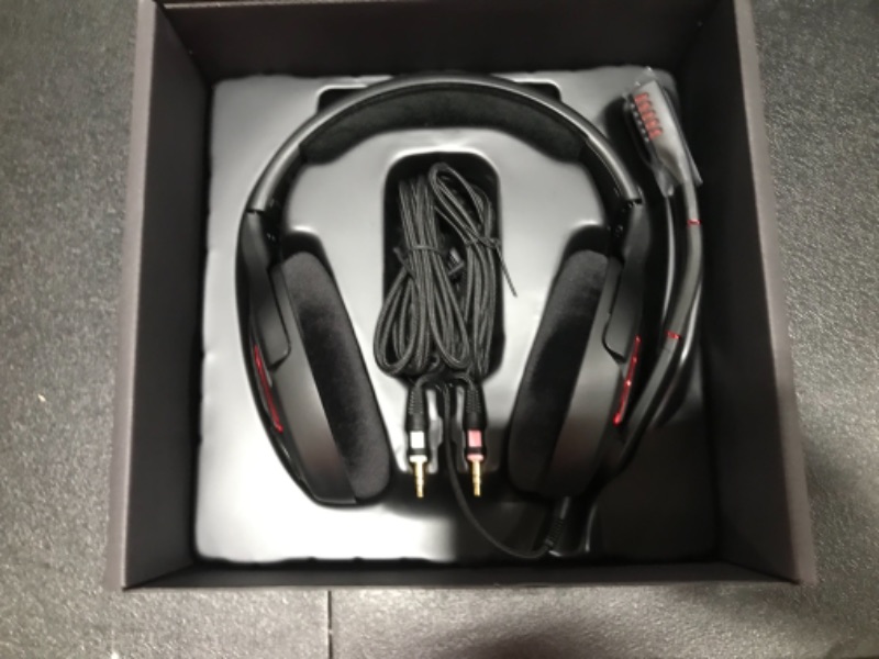 Photo 2 of EPOS I SENNHEISER GAME ZERO Gaming Headset, Closed Acoustic with Noise Cancelling Microphone, Foldable, Flip-to-mute, Ligthweight, PC, Mac, Xbox One, PS4, Nintendo Switch, and Smartphone compatible.
