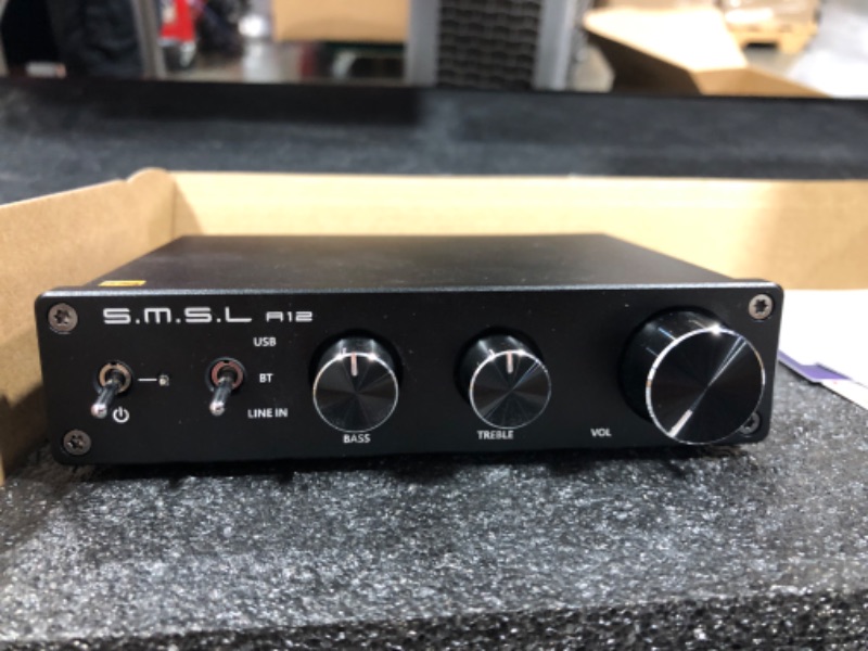 Photo 2 of S.M.S.L A12 Updated Bluetooth 5.0 Stereo Audio Amplifier