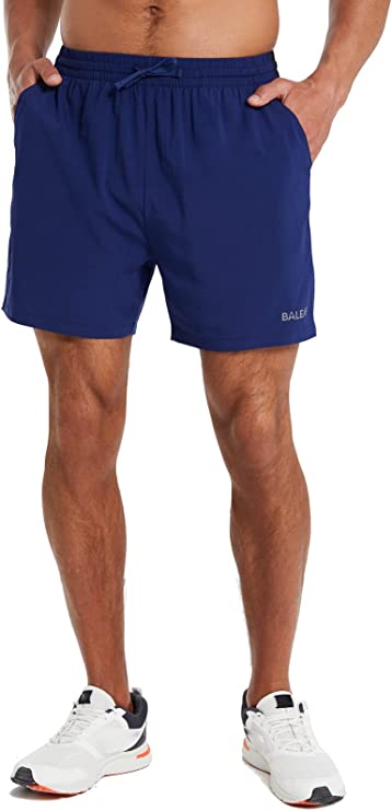 Photo 1 of BALEAF Men's Running Shorts with Liner 5" Back Pocket for Workout Tennis Gym Exercise Quick Dry Lightweight
M 