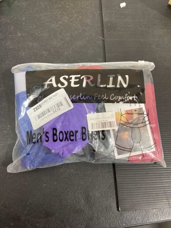 Photo 2 of Aserlin Men's Underwear Boxer Briefs 5 Pack Cotton No Ride-up Sport Underwear
XL 