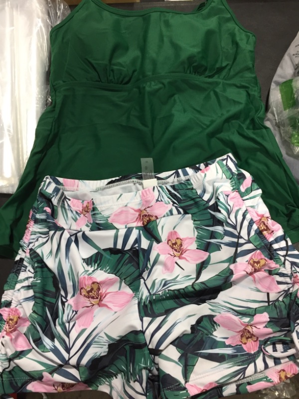Photo 1 of 2 piece green swimsuit size S