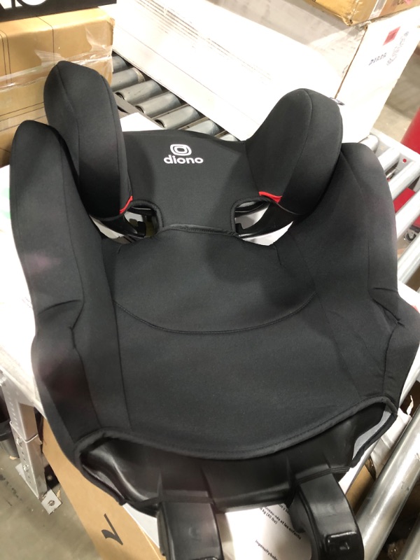 Photo 2 of Diono Cambria 2 XL, Dual Latch Connectors, 2-in-1 Belt Positioning Booster Seat, High-Back to Backless Booster with Space and Room to Grow, 8 Years 1 Booster Seat, Black 2020 Black