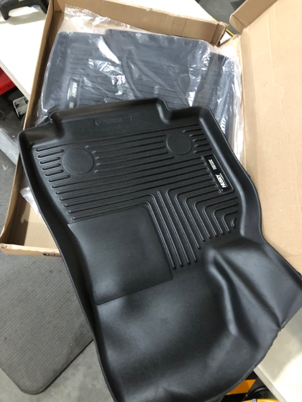 Photo 2 of Husky Liners | X-ACT Contour | Fits 2020 - 2023 Tesla Model Y | 51491 | Front Seat Floor Liners - Black, 2 pcs.