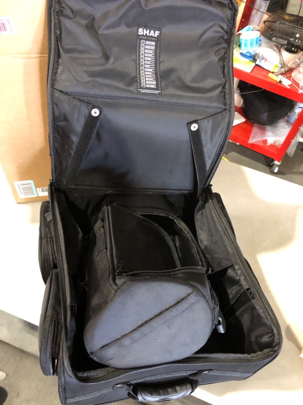 Photo 2 of Milwaukee Leather SH680 Large Black Textile Motorcycle Sissy Bar Travel Bag - One Size One Size Black