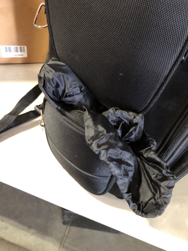 Photo 1 of Milwaukee Leather SH680 Large Black Textile Motorcycle Sissy Bar Travel Bag - One Size One Size Black