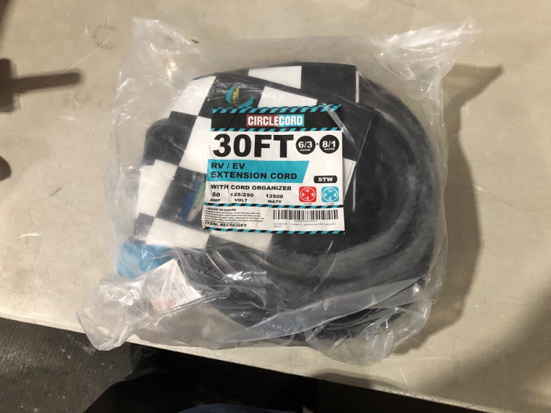 Photo 3 of CircleCord 50 Amp 30 Feet RV/EV Extension Cord