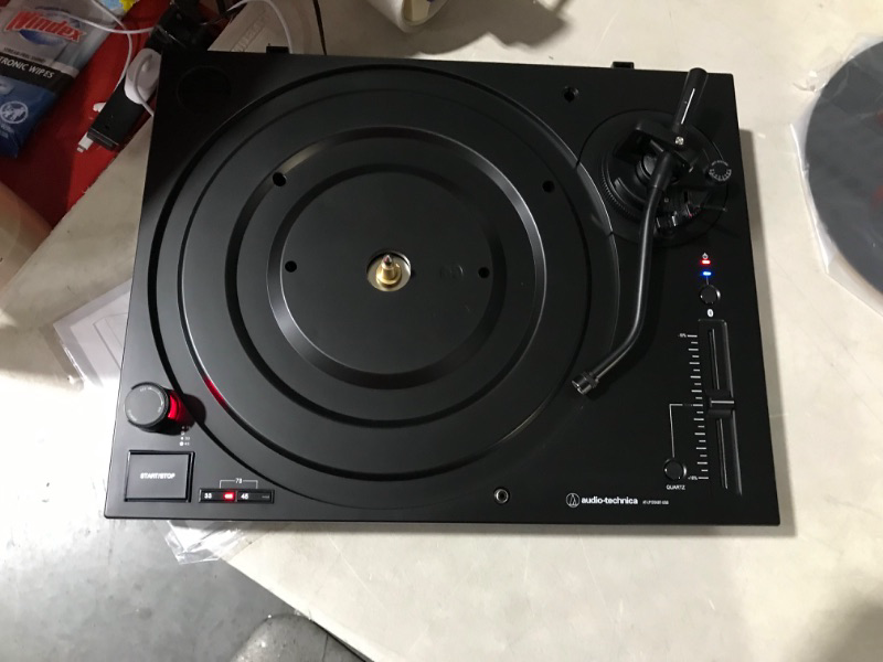 Photo 2 of ***UNTESTED - SEE NOTES***
Audio-Technica AT-LP120XBT-USB-BK Wireless Direct-Drive Turntable, Black