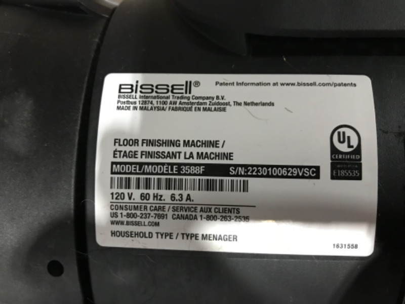 Photo 3 of ***UNTESTED - SEE NOTES***
BISSELL ProHeat 2X Revolution Pet Pro Plus, 3588F