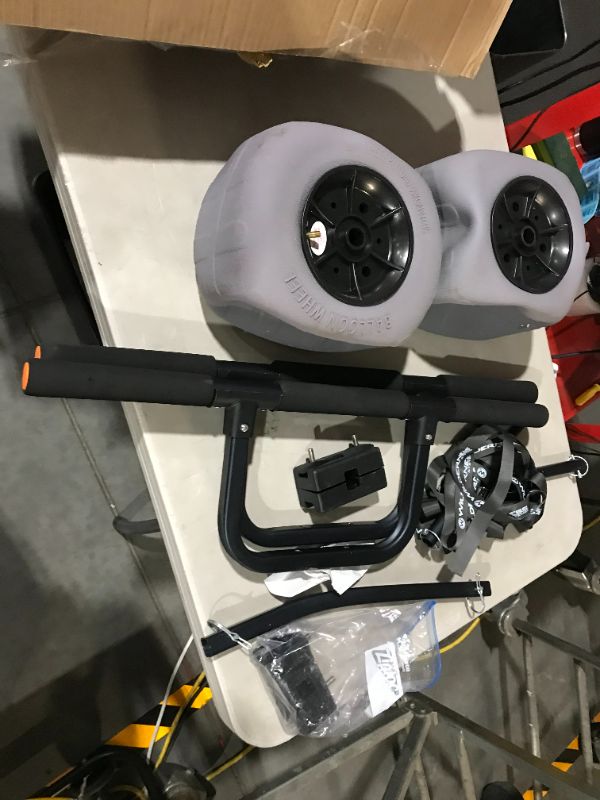 Photo 1 of ***MISSING PARTS - SEE NOTES***
Wilderness Systems Heavy Duty Kayak Cart | Inflatable Beach Wheels | 330 Lb Weight Rating