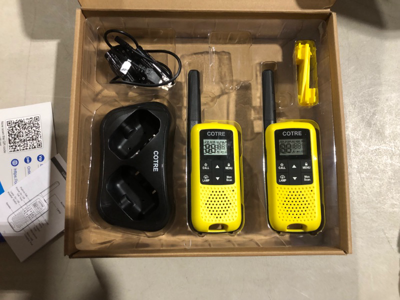 Photo 2 of Walkie Talkies - COTRE Two Way Yellow - 2 Pack