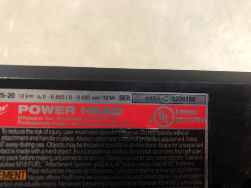 Photo 1 of ***BATTERY AND CHARGER NOT INCLUDED - SEE NOTES***
Milwaukee M18 Fuel 18-Volt Lithium-Ion Brushless Cordless Quik-LOK String Trimmer/Blower