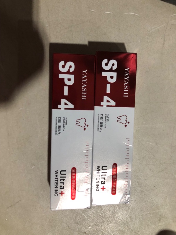 Photo 2 of (Bundle of 4) Yayashi SP-4 Whitening Toothpaste