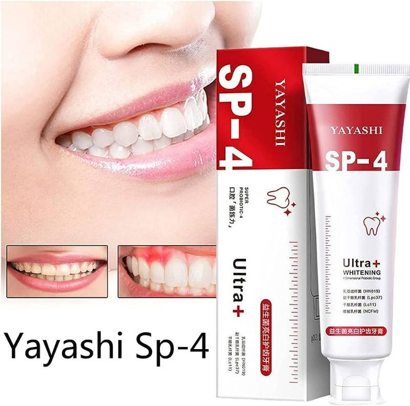 Photo 1 of (Bundle of 4) Yayashi SP-4 Whitening Toothpaste
