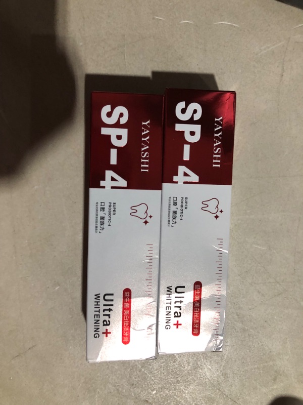 Photo 1 of (Bundle of 4) Yayashi SP-4 Whitening Toothpaste