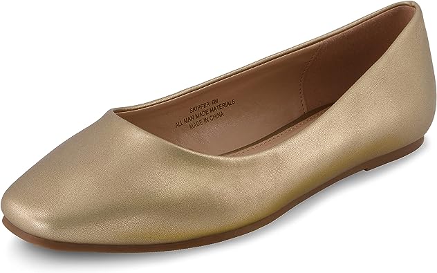 Photo 1 of MUSSHOE Flats Shoes Memory Foam Gold, Women's Size 6