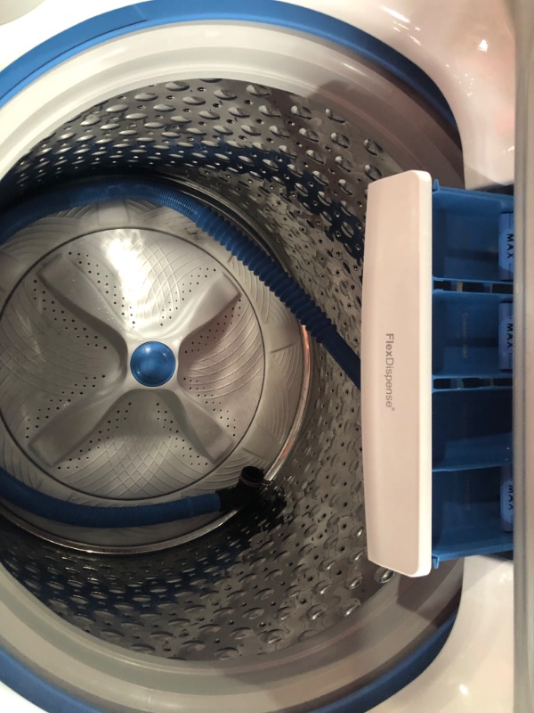 Photo 6 of GE 5.0 cu. ft. High-Efficiency Smart White Top Load Washer with Microban Technology, ENERGY STAR