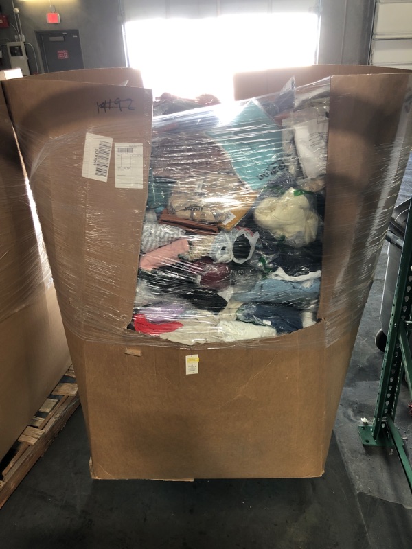 Photo 1 of GENERAL CLOTHING, WHOLE PALLET, SOLD AS IS, NON-REFUNDABLE