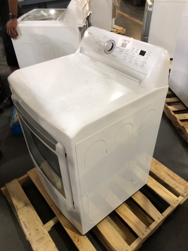 Photo 5 of LG 7.3 Cu. Ft. Vented Electric Dryer in White with Sensor Dry Technology