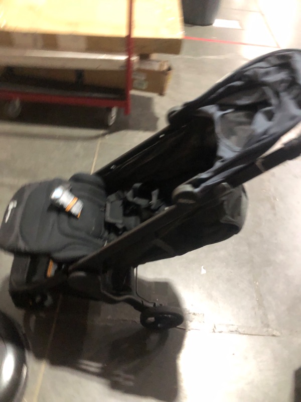 Photo 3 of (USED AND HELLA DIRTY) Ergobaby Metro+ Compact Baby Stroller, Lightweight Umbrella Stroller Folds Down for Overhead Airplane Storage (Carries up to 50 lbs), Car Seat Compatible, Slate Grey