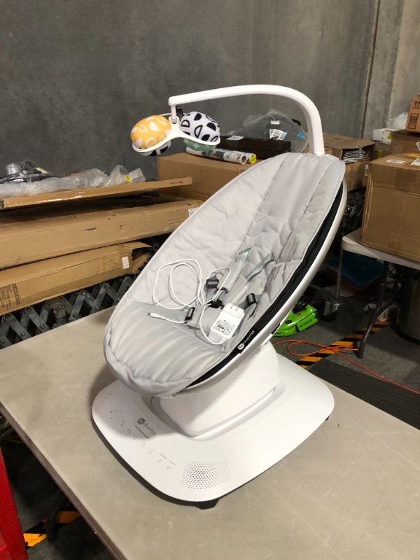 Photo 2 of 4moms MamaRoo Multi-Motion Baby Swing, Bluetooth Enabled with 5 Unique Motions, Black