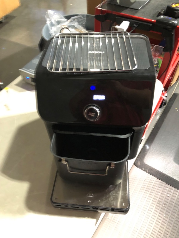 Photo 7 of ***USED - LIGHTS UP WHEN PLUGGED IN - UNABLE TO TEST FURTHER***
COSORI Air Fryer Toaster Oven Combo 7 Quart, 1800W, Black & Air Fryer Accessories, 