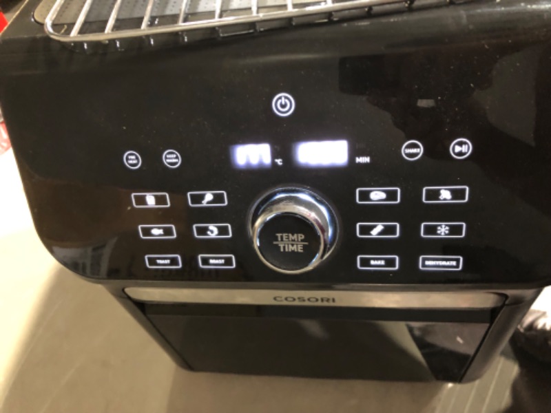 Photo 6 of ***USED - LIGHTS UP WHEN PLUGGED IN - UNABLE TO TEST FURTHER***
COSORI Air Fryer Toaster Oven Combo 7 Quart, 1800W, Black & Air Fryer Accessories, 