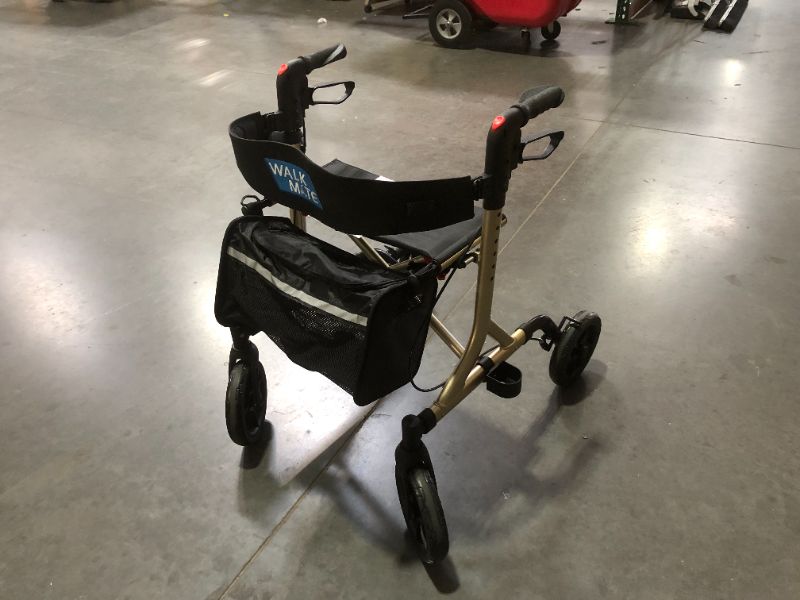 Photo 2 of ***DAMAGED - SEE NOTES***
WALK MATE Rollator Walker for Seniors with Cup Holder