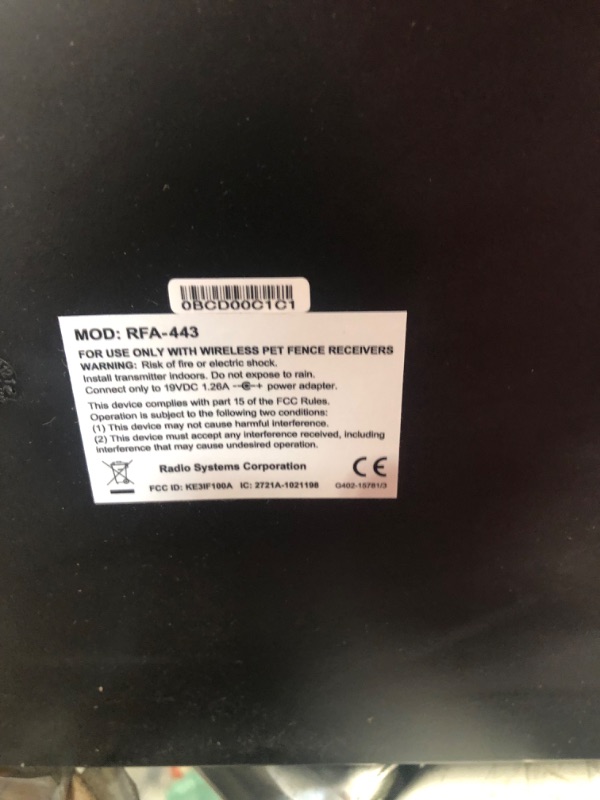 Photo 1 of **NO CHARGER** PetSafe Wireless Pet Fence Pet Containment System