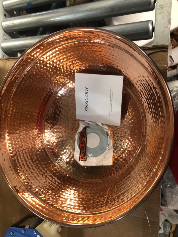 Photo 2 of *LIKE NEW* Sinkology SB302-16NU Bardeen 16 Inch copper Vessel Sink 