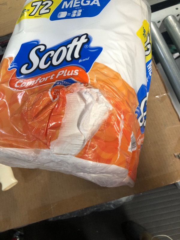 Photo 3 of *MINOR DAMAGE SEE PHOTO* Scott Comfort Plus Toilet Paper (425-Sheets per Roll 18 Rolls per Pack), White