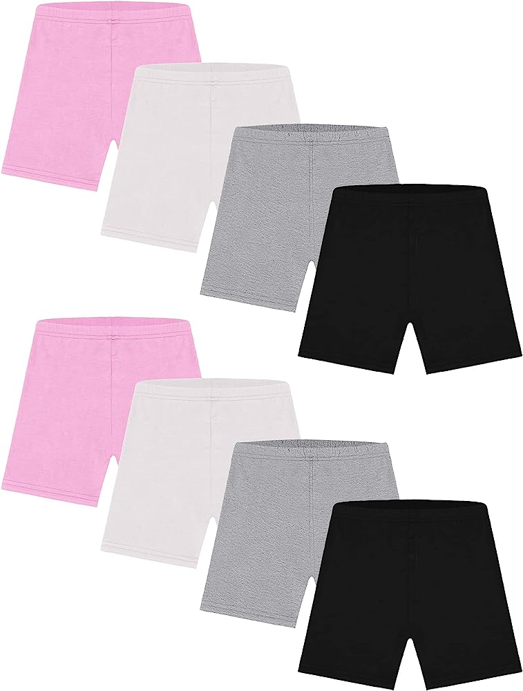 Photo 1 of Resinta 8 Pack Toddlers Girls Shorts Dance Shorts