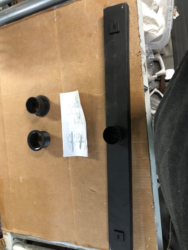 Photo 1 of *MISSING SOME ACCESSORIES*28-Inch Linear Shower Drain with Tile Insert Grate Matte Black