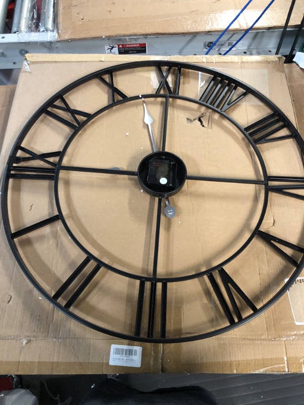 Photo 3 of **PARTS ONLY**Timelike Large Decorative Wall Clock Golden 24"