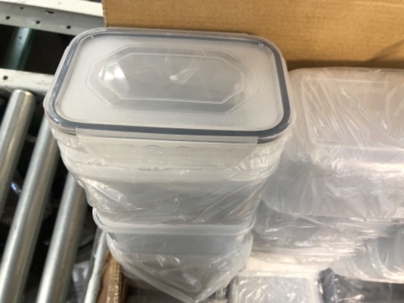 Photo 1 of *LIKE NEW* VERONES Cereal Storage Container Set, 36pcs Airtight with Black Locking Lids