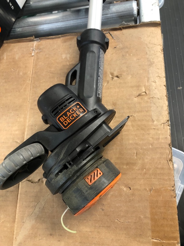 Photo 1 of **MISSING THE MAIN GUARD**
BLACK+DECKER 20V MAX String Trimmer