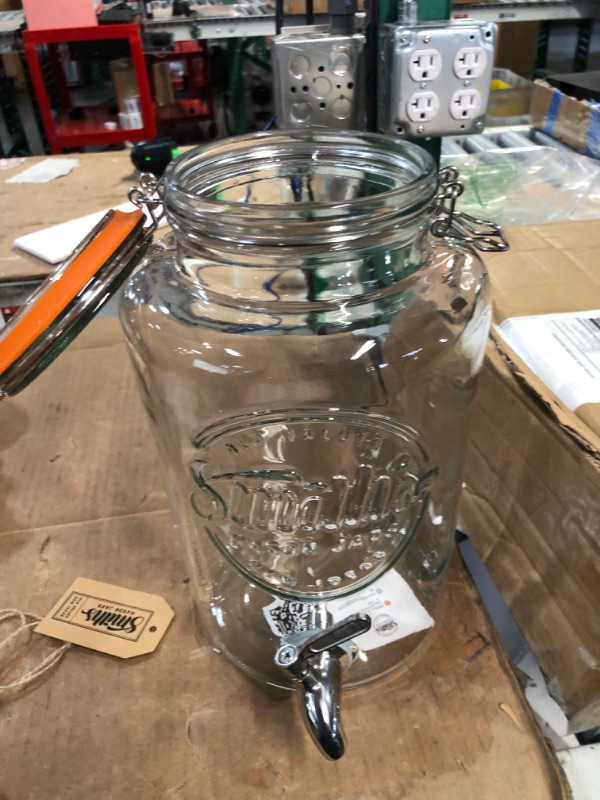 Photo 2 of *LIKE NEW* Smiths Mason Jars 5L (1.32Gallon)