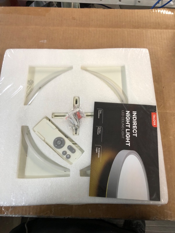 Photo 3 of *NEW IN PLASTIC WRAP* TALOYA Remote Control Flush Mount Ceiling Light, 15.8 inch 