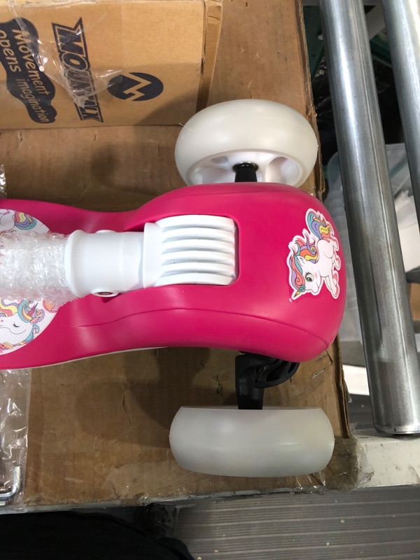 Photo 4 of *LIKE NEW* Mountalk Toddler Foldable Scooter for Kids, 3 Wheels Scooter 