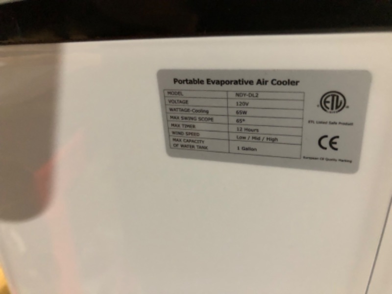 Photo 6 of *MISSING PIECES SEE NOTES*
TEMEIKE Portable Air Conditioner, 3-IN-1 Evaporative Air Cooler