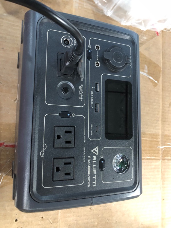 Photo 6 of **PARTS ONLY**
 BLUETTI Portable Power Station EB3A, 