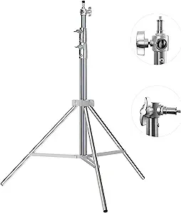 Photo 1 of Heavy Duty Light Stand Photography: Stainless Steel - Takerers 9.2ft/110inch