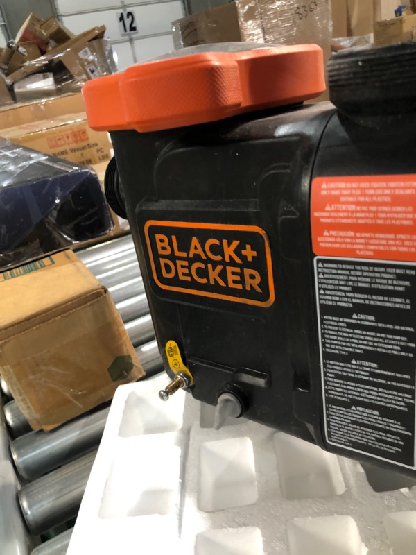 Photo 9 of [untested!] BLACK+DECKER Above Ground Variable Speed Swimming Pool Pump, 1 HP
