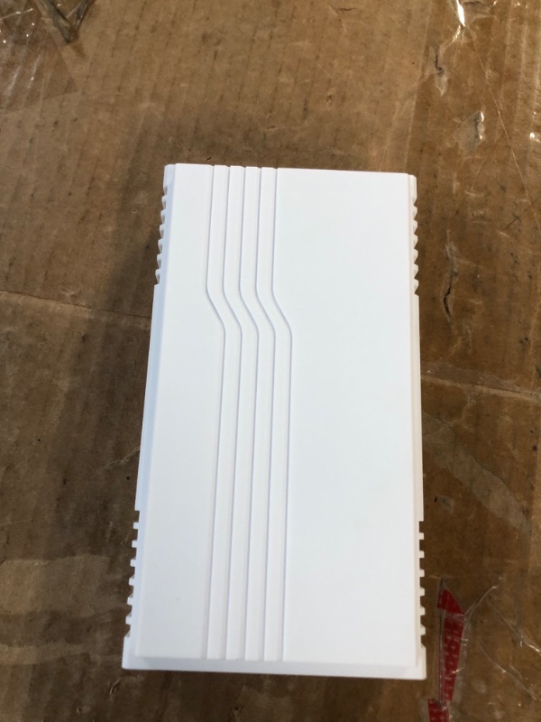 Photo 1 of 2-Note Classic Design Wired Doorbell Chime, White