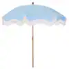 Photo 1 of (BRAND NEW) Metal Beach Umbrella in Blue with Tassel Design and Cover